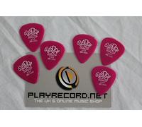 6 Jim Dunlop Delrin Plectrums, Guitar or Bass Picks (0.96mm)