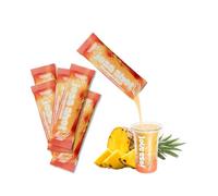 6 Joss Shots Pineapple Blast - Fizzing Sherbety Party Energy & Mood Boosters with No Crash - 50mg Caffeine + Taurine + L-Theanine + B-Vitamins + Amino Acids + Endorphin Precursors