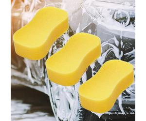 6 Jumbo Car Wash Sponges Car Washing Shampoo Sponge Soft Cleaning Valet Car Care
