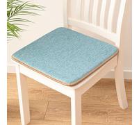6 k Sky Blue Seat Cushs 40x40cm Versatile IndoorOutdoor Dining Chair Pa Solid Color t with Dual Material Design for Home & Patio