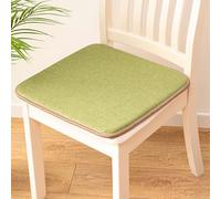 6 k Solid Color Dining Chair Pa 40x40cm Kitchen Seat Cushs for IndoorOutdoor Use Two Material Design Available in Bean Green and Multiple Colors