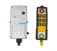 6-Key Industrial Wireless Remote Controller for Electric Hoist AC220V | DC24V/AC220V/AC380V Compatible, Oil & Acid Resistant, Stable 800MHz Transmission, For Cranes, Conveyors, Mining Machinery