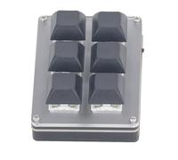 6 Key Wireless Mechanical Keyboard Versatile High-Performance Custom Keys for Home Office Power Users Type C