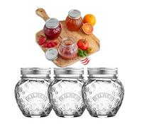 6 Kilner Strawberry Fruit Jam Jars Glass Screw Top Preserve 400Ml 0.4L