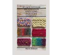 6 Lace Stitch Headbands Knitting Pattern Leaflet