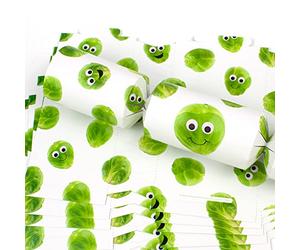 6 Large Googly Sprouts Christmas Cracker Making Craft Kit - Make & Fill Your Own
