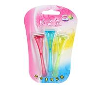 6 Layer 3pcs/Set Hair Removal Plastic Handle Body Hairs Trimmer Shaper Shaver