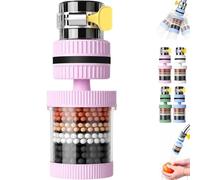 6 Layer Filtration Faucet Water Filter, 360 Degrees Rotatable Splash Free, Faucet Filters, for Kitchen Sink Washing Fruits Vegetables And Dishes，A