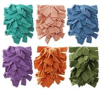 6 Layer Fleece Duster Refills for Swiffer Hand Duster, Zero Waste, Reusable and Washable Replacement Dusters for Cleaning Ceiling Fan Hardwoods (6 Pack-Multicolour-B)