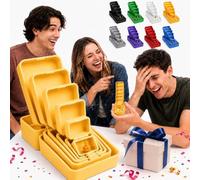 6-Layer Prank Nesting Box,Never Ending Middle Finger Prank Gift Box | Reusable 3D Printed Multi-Layer Nesting Surprise Gift Box, Funny Gag Gift for Birthday Christmas White Elephant Party