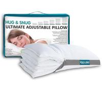 6 Layers Pancake Pillow - Microfiber Filled Luxury Pillows | Height Adjustable For Head Neck Support | Fully Breathable and Cooling Comfort - 40x60 Cm