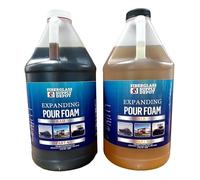 6 Lb. Density Expanding Pour Foam, 2 Part Polyurethane Closed Cell Liquid Foam for Boats, Dock Flotation, Carving, Soundproofing, Filling Voids, and Insulation (1 Gallon Kit)