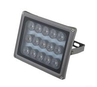 6-LED 850nm Infrared Illuminator for CCTV| Auto For Night VISIONs Fill Light with 90° Angle| Metal-Glass Housing| 10-50m Range| DC 12V| Outdoor Security Camera For