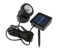 6 LED Solar Pond Lights, Outdoor Waterproof Spotlights for Pool, Fountain, Fish Tank, Garden - Warm White