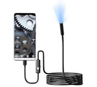 6 LED USB C Snake Endoscope Borescope Inspection Camera Scope For PC Phone