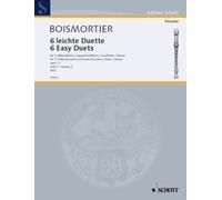 6 Leichte Duette - 6 Easy Duets Op. 17 Vol. 2 Joseph Bodin de Boismortier Book [