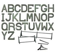 6 LETTER FLORAL FOAM & 6 LETTERS BAR FRAME FUNERAL TRIBUTE FLORIST OASIS WREATH ideal for fresh and artificial flowers