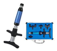 6-Level Manual Chiropractic Adjusting Tool - Professional Spine Correction Gun with 4 Interchangeable Heads, Cervical & Lumbar Vertebrae Aligner, Chiropractic Spine Massager for Back, Neck & Joint Pai