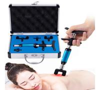 6 Levels Manual Chiropractic Spine Adjusting Corrector Tool,Portable Chiropractic Adjustment Correction Kit with Case, Trigger Tension Reliever Massager Back Massage Tool