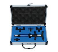 6 Levels Manual Chiropractic Spine Adjusting Corrector Tool, Portable Spine Therapy Back Massage Tool with Case, Trigger Tension Reliever Massager Back Massage Tool (6 Gears Four Heads)