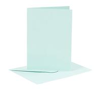 6 Light Blue A6 Cards and Envelopes for Card Making Crafts | Card Making Blanks