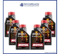 6 Liters MOTUL 8100 5W40 X-CESS - A3/B4 - LL01 - VW 502.00 - 505.00 - 229.5