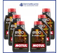 6 Liters MOTUL X-CLEAN GEN 2 - 5W40 - C3 - 100% Synthetic