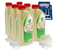 6 Litre castrol edge A3/B4 0W40 0W-40 LL-01 229.3 229.5 A40 15AF5F Engine Set