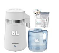 6 Litre Deluxe Water Distiller by Make Water Pure, 3 Years Filters Free!, 2 Year Warranty, 2023 Machine!, Huge Capacity!