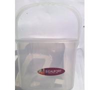 Plastic Food Container Square 6 Litres - Clear by Beaufort