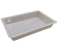 6 Litre (L 430 x W 280 x H 75mm) - White Shallow Nesting Food Grade Storage Tray Commercial Display Box (2)