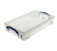 6 Litre Really Useful Box 465 X 270 X 85mm Clear Plastic Storage Box