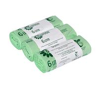 6 Litre x 150 All-Green Compostable Kitchen Caddy Liners - Food Waste Bin Liners - EN 13432-6L Bags