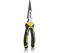 6" Long Needle Nose Pliers with Side Cutter|Forged from Carbon Steel |Specially Designed for Bending Wire/Jewelry Making/Small Object Gripping/Working in Tight Areas