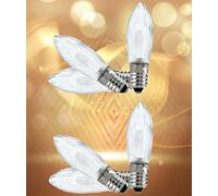 6 Lumineo Indoor Spare Candle Bridge Bulbs Replacement Bulbs 2 x 3 Pack, 34V 3W
