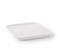 6 Madrid Plates In White Porcelain Square Shape 22X22 Cm