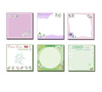 6 Mahjong Sticky Notes Pads, Mini Bamboo Tile Design Notepads for Mah Jong Lovers Gifts, Fun Gifts for Themed Note Pads for Christmas Birthday, Mahjong Party Decorations Supplies (Mahjong Sticky)