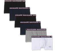 6 Men's Stretch Cotton Boxer Shorts With Logo And Print Art 322