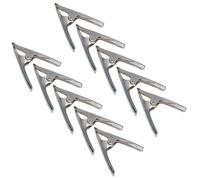 6" Metal Market Stall Clips/Clamps Grips Holder Clasp (10 Pack) TE371