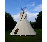 Ø 6 meter 20ft Tipi Indian tent tepee teepee Wigwam Larp reenactment Yurt bell