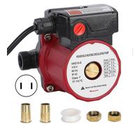 6 Meter Circulation Pump compatible with Heating Hot Water Booster, High Flow 65L/min Home Water Circulator Accessories
