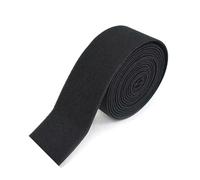 6 Meters 10-50mm Elastic Bands for Trousers Waist, Adjustable Rubber Band for DIY Underwear and Clothes Sewing,Black,Width 15mm
