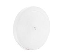 6 Meters Flat Elastic Band 10-50mm Black White Nylon, Stretch Webbing for DIY Trousers Bags and Garment Sewing,White,20mm