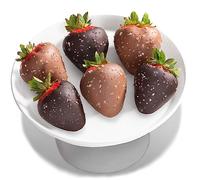 6 Milk & Dark Chocolatey Sea Salt Covered Strawberries by Love Berries