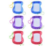 6 Mini Magnetic Drawing Boards for Kids, Etch a Sketch Style Doodle Boards, Backpack Keychain Clip Drawing Boards, Portable Toys for Creative Play, Classroom Activities and Party Favors