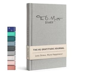 6-Minute Diary - 3-Million-User Gratitude Journal for Women & Men with Prompts - Guided Self Care Book Based on Positive Psychology - Daily Manifestation