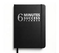 6 Minute Success Planner | Personal Planner Diary | Productivity, Mindfulness, Organisation & Success | Plan Your Day, Set Goals To Achieve & Take Notes | Non-Dated A5 Size
