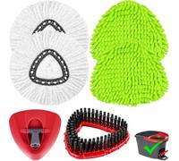 6 Mop Replacement Heads for O-Ceda EasyWrin Spin Mop, Microfiber Spin Mop Refills, Easy Cleaning Mop Head Replacement