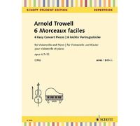 6 Morceaux faciles op. 4/7-12 cello and piano (easy - intermediate) Trowell 6 Ea