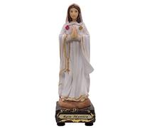 6" Mystical Rose Statue | Statue Base Lights Up | Beautiful Christian Home Décor | Great Catholic Gift for First Holy Communion, Confirmation, Weddings, and Housewarming